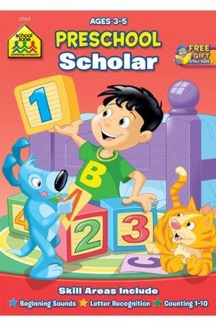 School Zone Preschool Scholar Workbook: 32 Pages, Pre-K, Beginning Sounds, Letter Recognition, Tracing, Printing, Counting 1-10, Ages 3 to 5