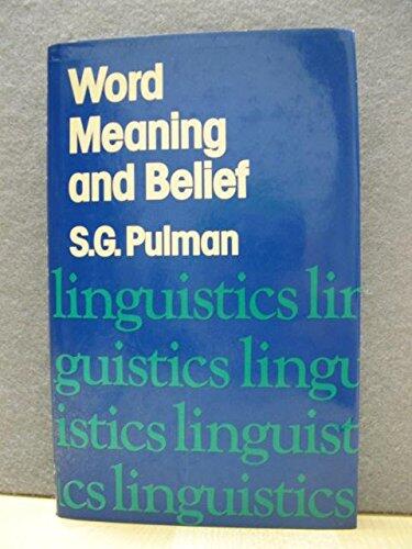 Word meaning and belief