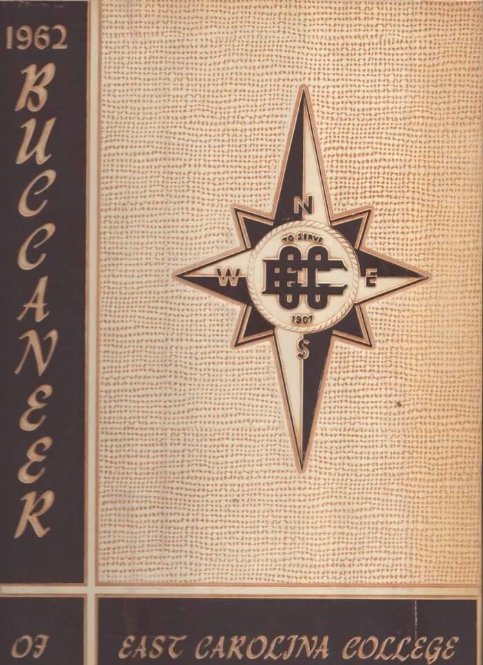 1962 Buccaneer Yearbook, East Carolina College University, Greenville, NC, North Carolina