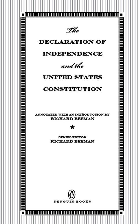 The Declaration of Independence and the United States Constitution