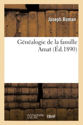 Généalogie de la Famille Amat