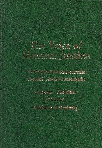The Voice of Human Justice