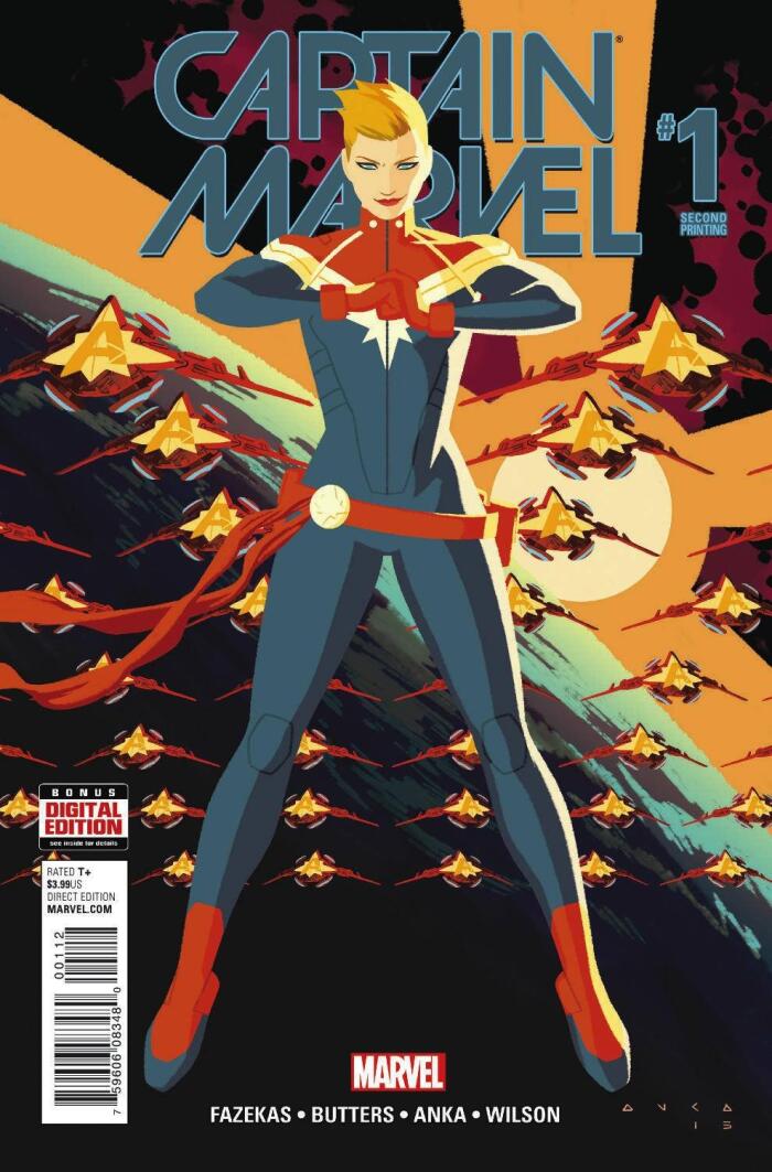 Captain Marvel #1 2nd Print