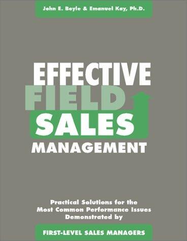 Effective Field Sales Management