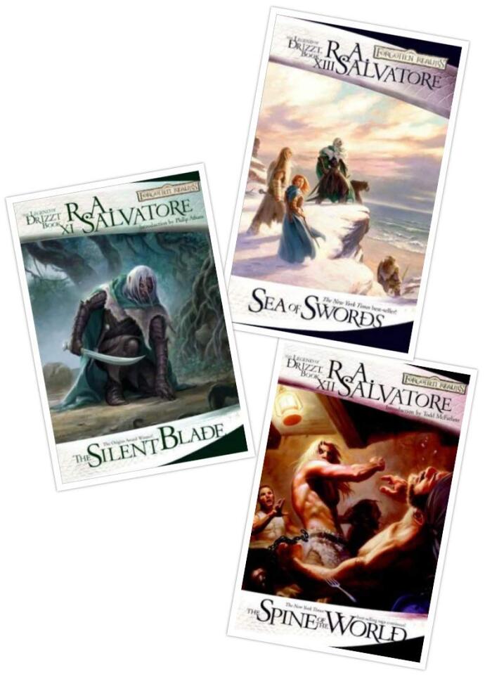 The Legend of Drizzt: The Silent Blade WITH The Spine of the World AND Sea of Swords Set 4 (Forgotten Realms: The Legend of Drizzt) by R. A. Salvatore