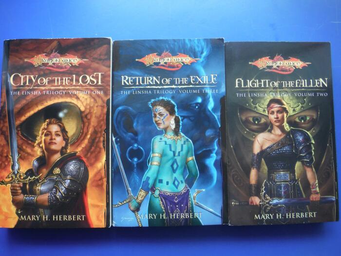 THe Linsha Trilogy (Complete in Three volumes): Book 1 City of the Lost; Book 2 Flight of the Fallen; and Book 3 Return of the Exile