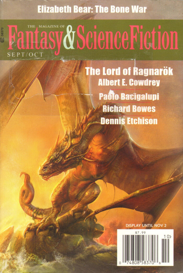 The Magazine of Fantasy & Science Fiction September/October 2015