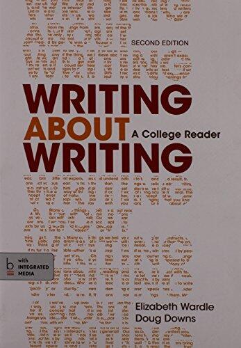 Writing About Writing [with Hacker's Writer's Help 2.0 4-Term Access Code for the Hacker Handbooks]