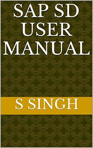 SAP SD USER MANUAL