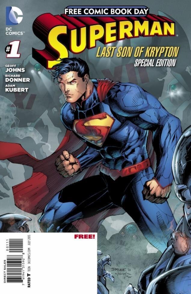 Free Comic Book Day Superman Last Son of Krypton Special Edition 844
