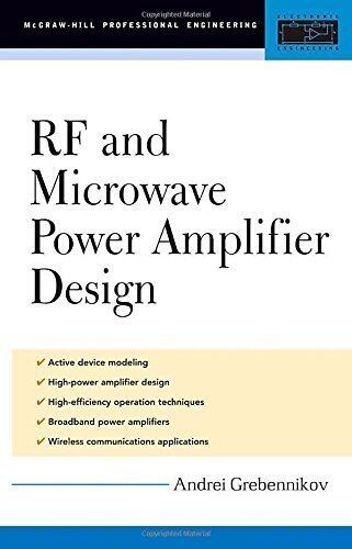 RF and Microwave Power Amplifier Design (McGraw-Hill Professional Engineering) by Grebennikov, Andrei (2004) Hardcover