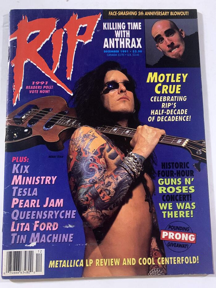 RIP December 1991 Volume 6 Number 1 Magazine