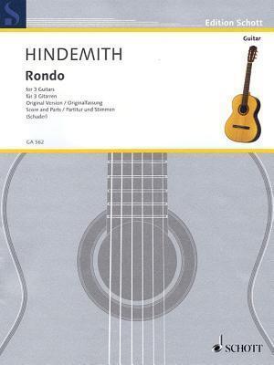 Rondo (Original Version) Score And Parts 3 Guitars