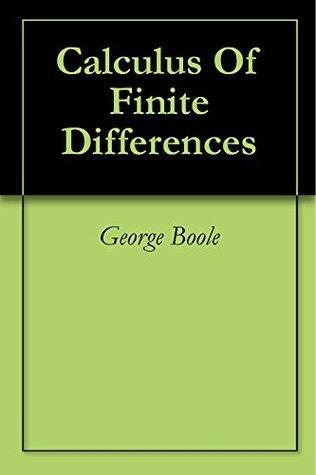 Calculus Of Finite Differences