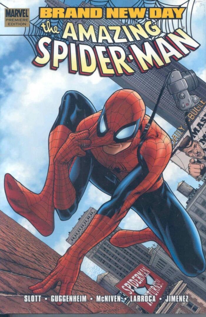 Spider-Man: Brand New Day Volume 1 Premiere HC (Amazing Spider-Man) by Steve McNiven (Artist), Salvador Larroca (Artist), Dan Slott (4-Jun-2008) Hardcover