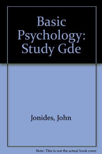 Study Guide for Gleitman's Basic Psychology