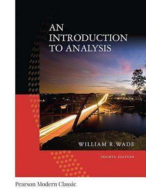 Introduction to Analysis, An
