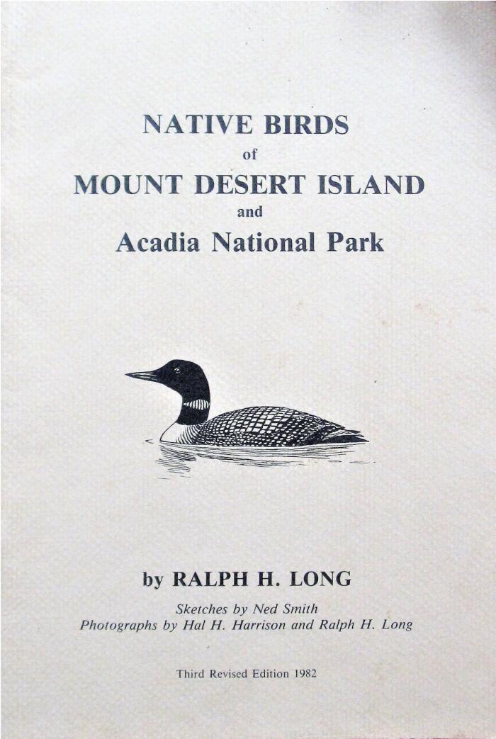 Native Birds of Mount Desert Island and Acadia National Park