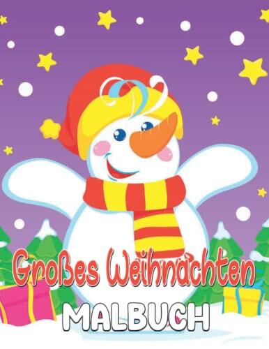 großes Weihnachten Malbuch: Weihnachten Malbuch für Erwachsene...Großdruck-Spaß Der Weihnachtsmann, malbuch weihnachten