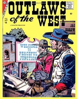 Outlaws of the West # 12: Golden Age Comics Wild West Western