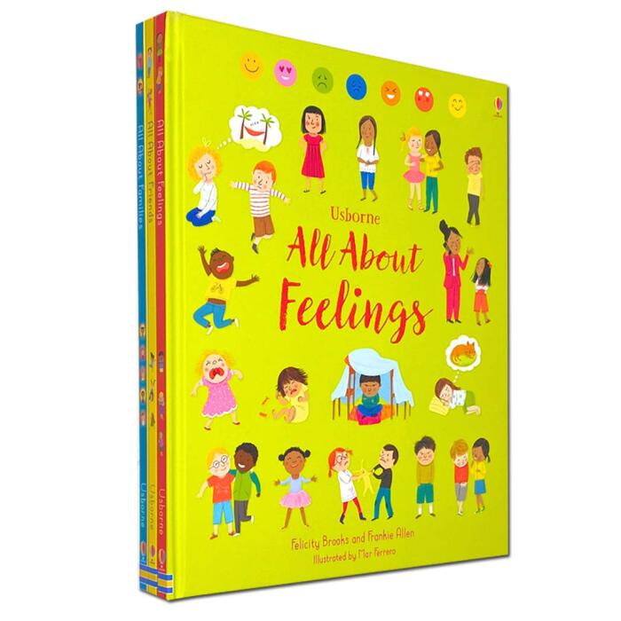 All About Feelings Friends and Families Collection 4 Books Set