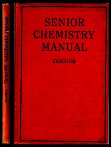 Senior Chemistry Manual Of Experiments