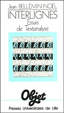 Interlignes - essais de textanalyse