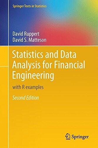 Statistics and Data Analysis for Financial Engineering: with R examples (Springer Texts in Statistics)
