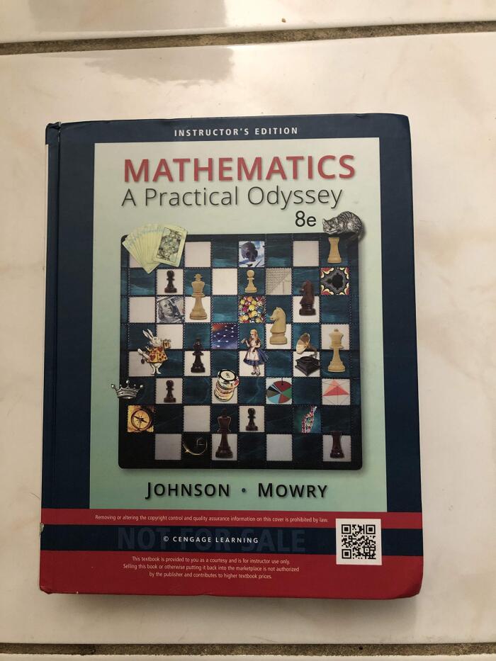 mathematics a practical odyssey 8e instructor's edition