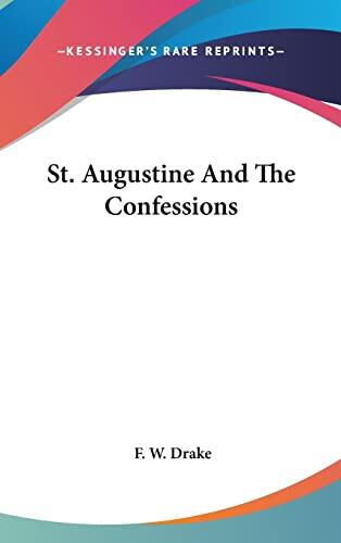 St. Augustine and the Confessions