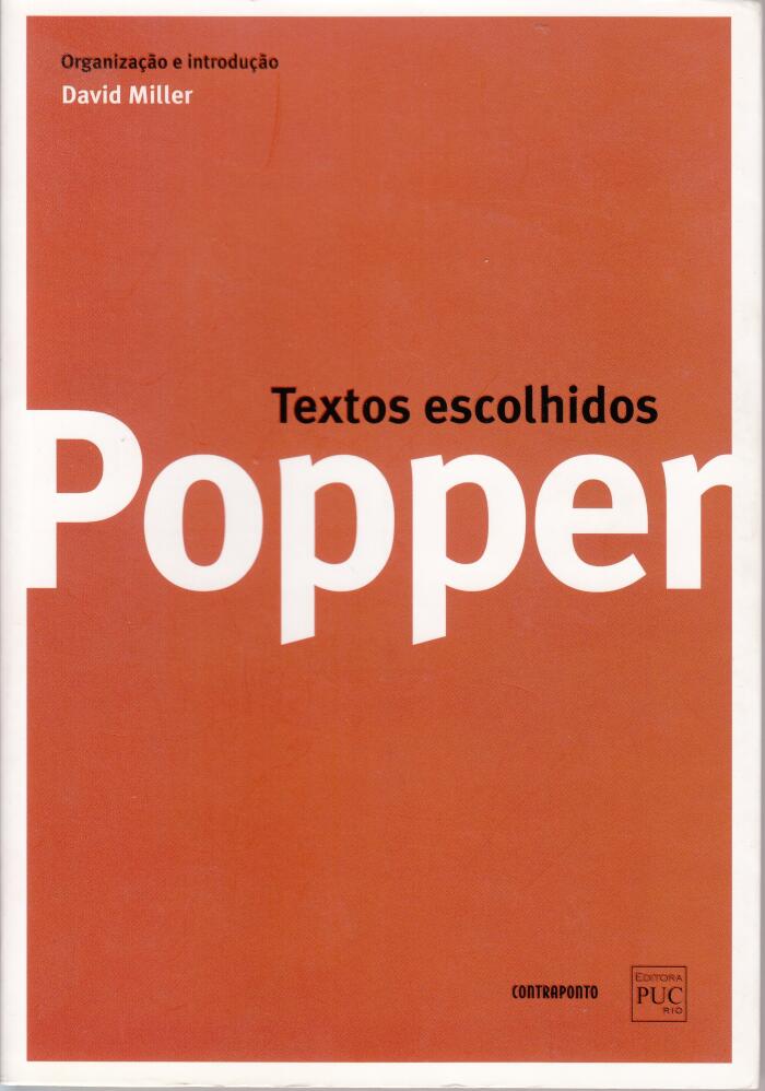 Karl Popper: Textos Escolhidos