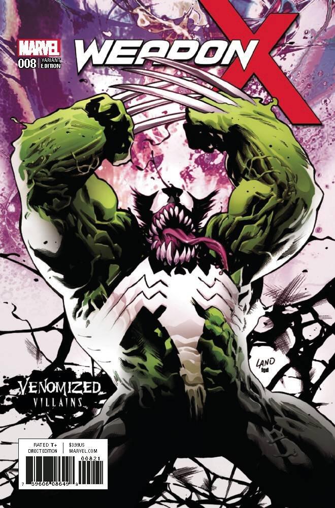 WEAPON X #8 VENOMIZED WEAPON H VAR