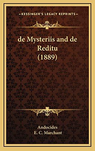 de Mysteriis and de Reditu