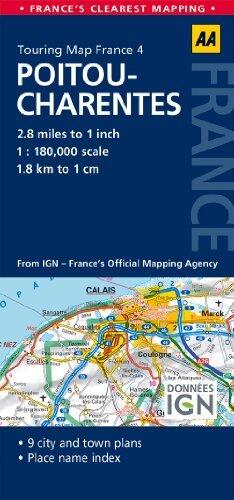 Road Map Poitou-Charentes
