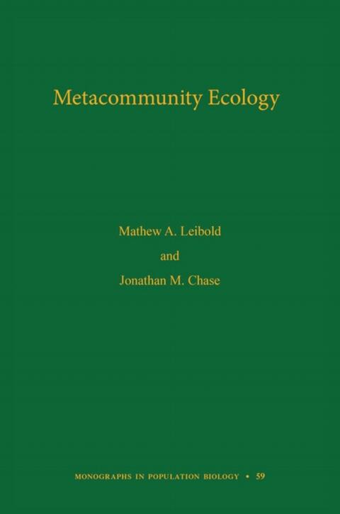 Metacommunity Ecology, Volume 59
