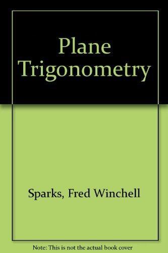 Plane Trigonometry