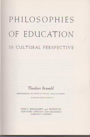 Philosophies Of Education