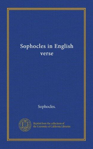 Sophocles in English verse