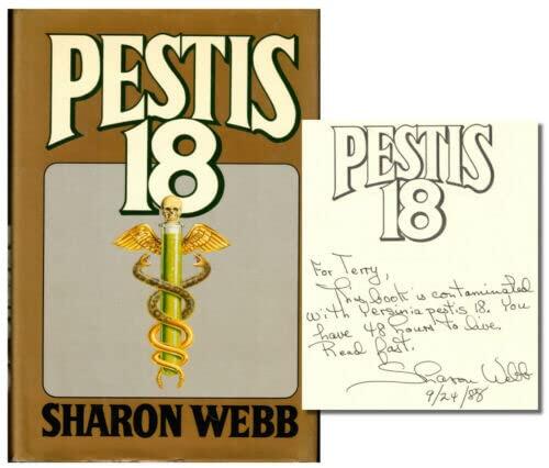 Rare Sharon Webb / Pestis 18 Signed 1st Edition 1987 - NY: Tom Doherty Associates, 1987 [Hardcover] Webb, Sharon