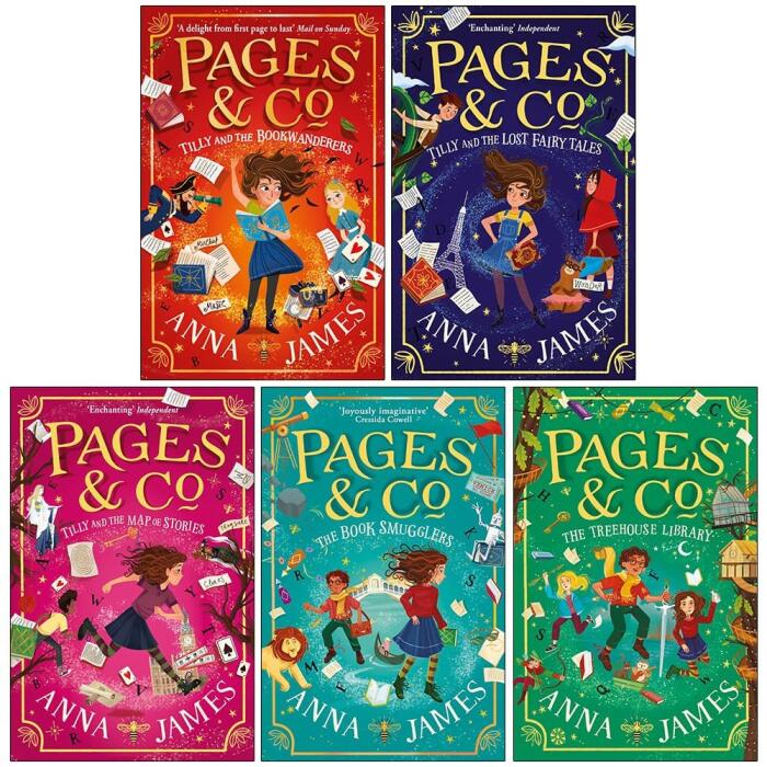 Anna James Pages & Co 5 Books Collection Set