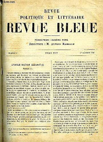 Revue Bleue - Revue Politique et Littéraire (27e Année, N°5)
