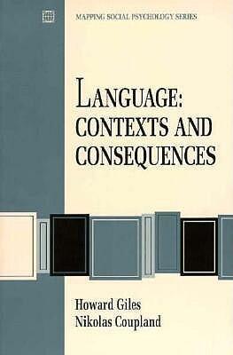 Language: Contexts and Consequences