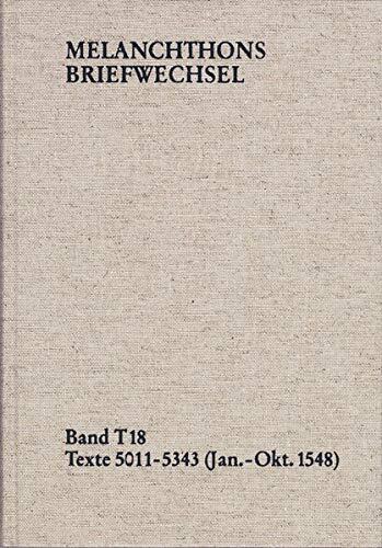 Philipp Melanchthon: Briefwechsel. Texte 5011-5393 (1548)