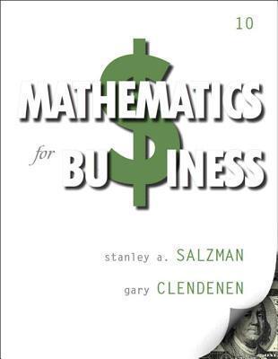 Mathematics for Business [with eText & MyMathLab Access Codes]