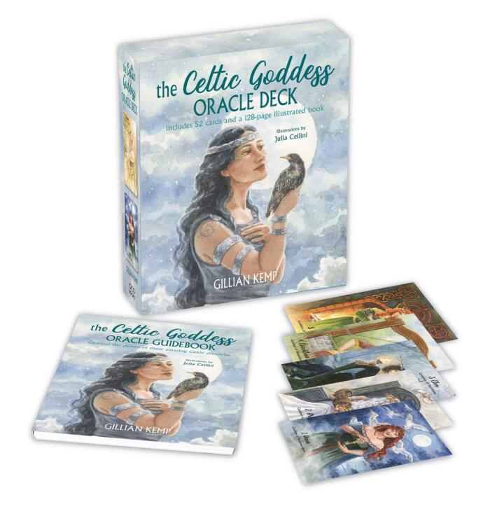 The Celtic Goddess Oracle Deck (Includes 52 Cards and a 128-Page Illustrated Book)