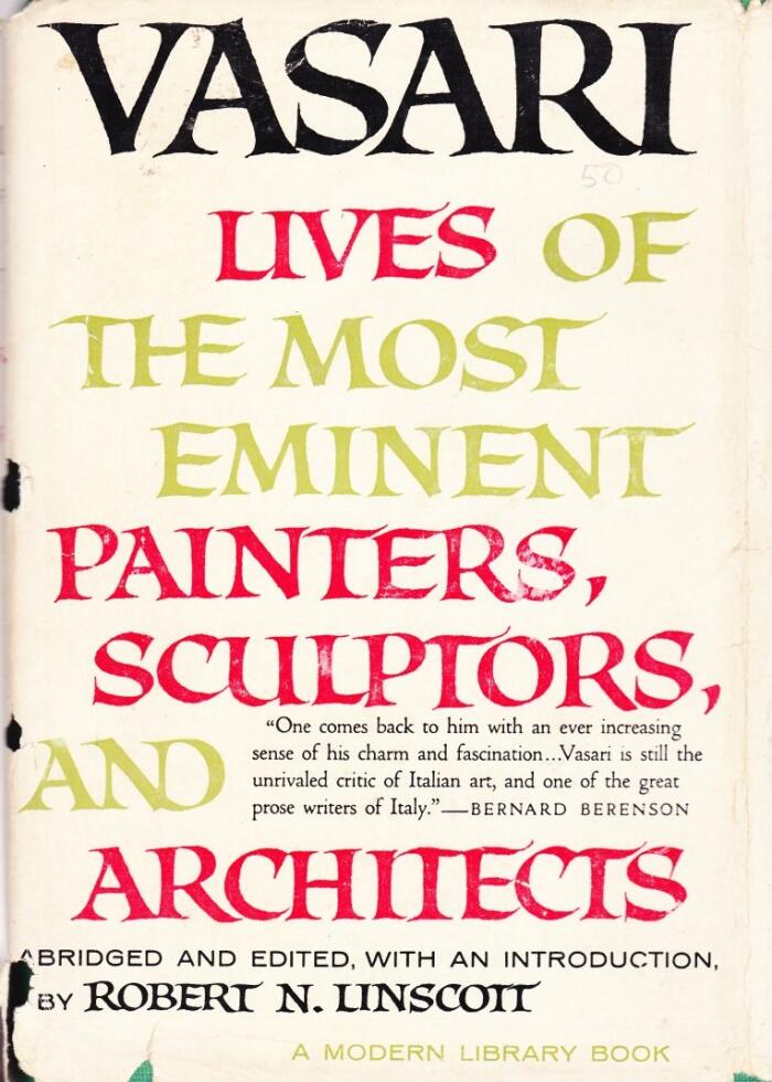 Lives of the Most Eminent Painters Sculptures and Architects