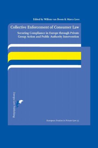 Collective Enforcement of Consumer Law: Securing Compliance in Europe through Private Group Action and Public Authority Intervention