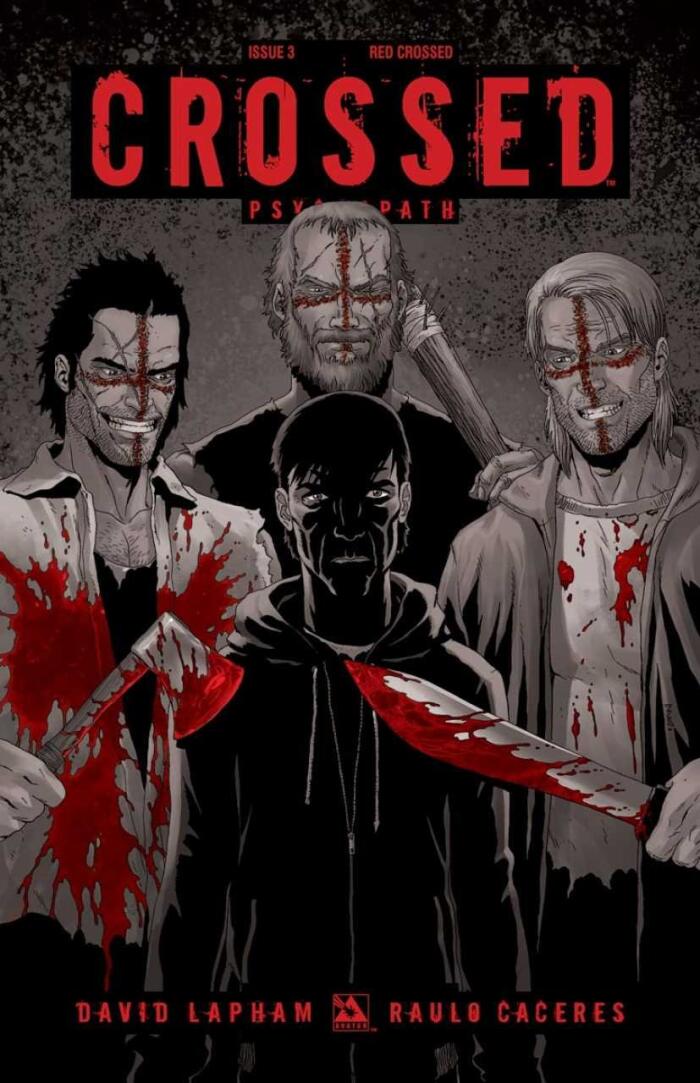 Crossed #3 Psychopath Red Crossed Retailer Incentive variant
