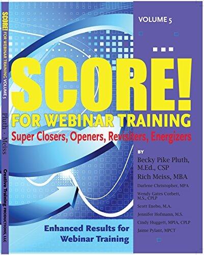 CORE Activities and Games for Webinar Training, Volume 5