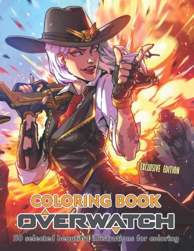 Coloring Book (Overwatch) (Exclusive Edition): 50 Selected Beautiful Illustrations for Coloring